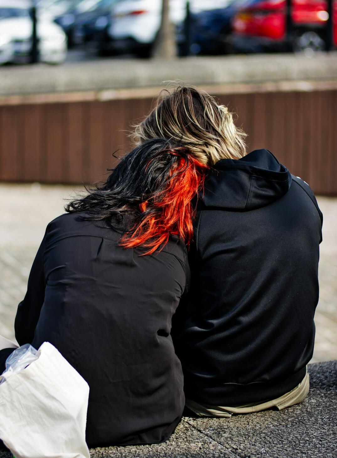 woman comforting friend
