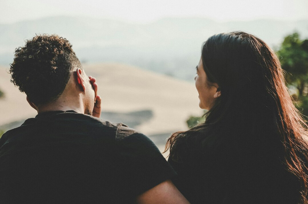 couple having deep conversation